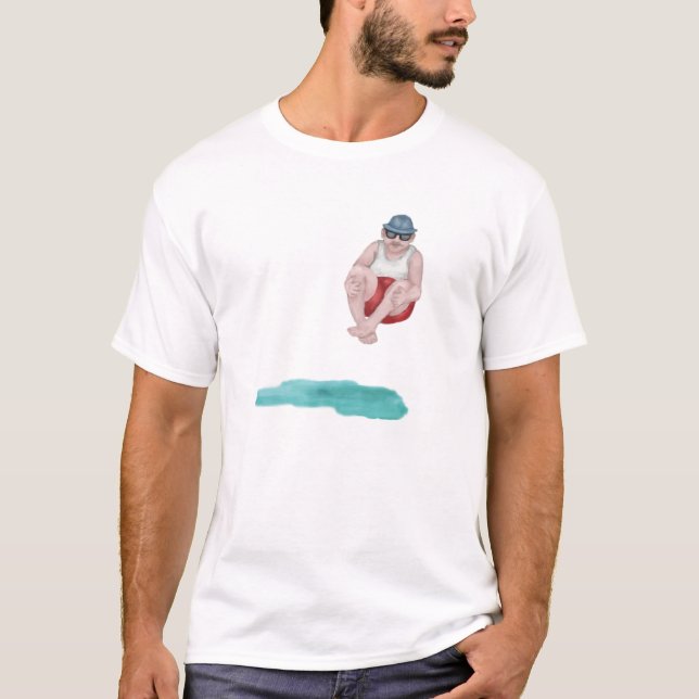 Camiseta O tio Máximo faz um t-shirt da bala de canhão (Frente)