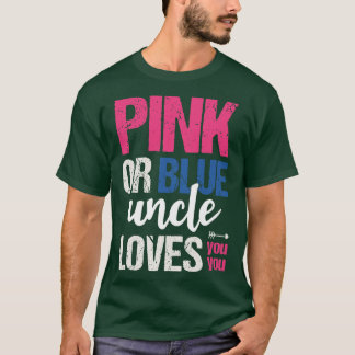 Camiseta O tio rosa ou azul te ama