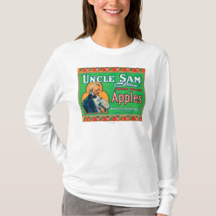 Camiseta O tio Sam Apple etiqueta (verde) - Wapato, WA