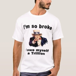 Camiseta O tio Sam é quebrou