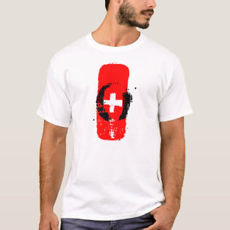 Camiseta O+ Tipo de sangue T do homem branco