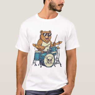 Camiseta O Tocador de Tambor Urso 