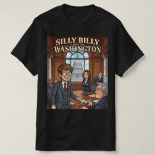 Camiseta O Tolo Billy Vai para Washington