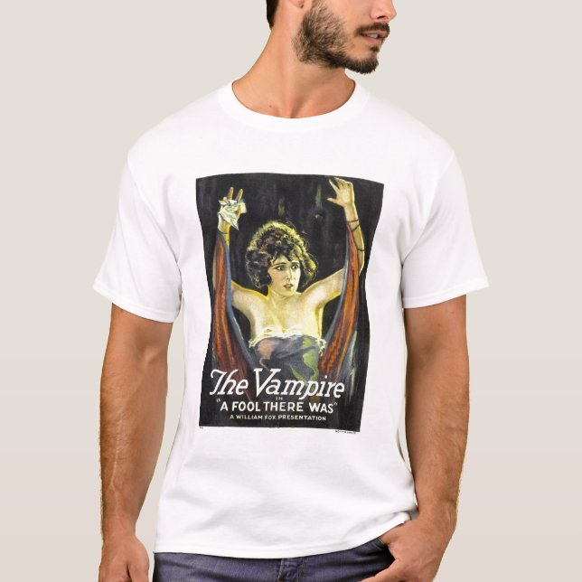 Camiseta O tolo de Theda Bara lá era 1922 (Frente)