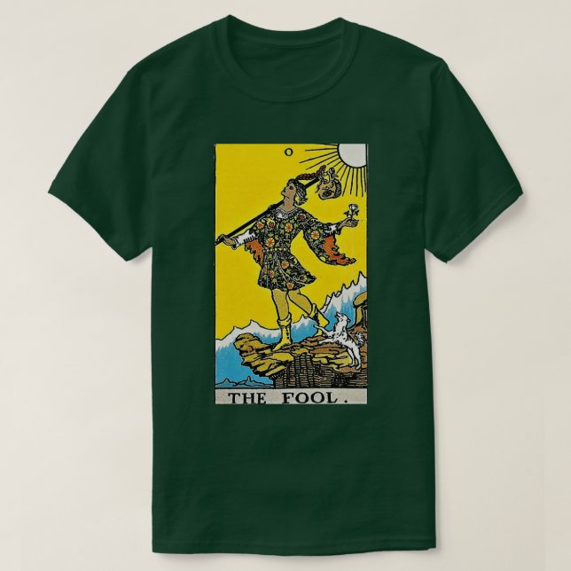 Camiseta O tolo Tarot (Frente do Design)