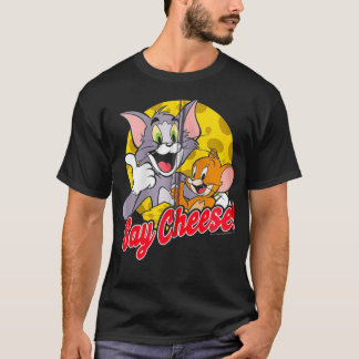 Camiseta O Tom E O Jerry Dizem Portraços De Queijo