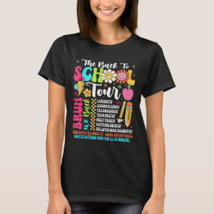 Camiseta O Tour de Volta às Aulas Bruh Nós Voltamos Profess