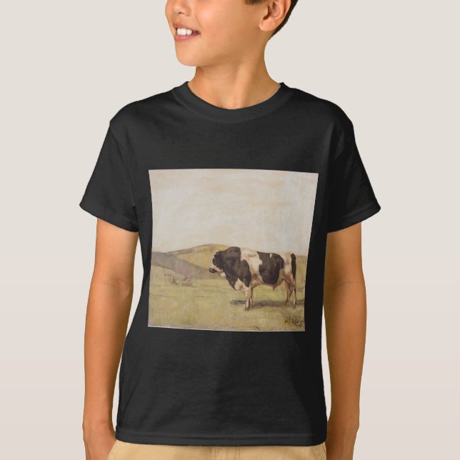 Camiseta O touro por Ferdinand Hodler (Frente)