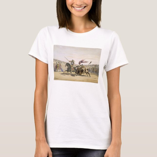 Camiseta O Touro Seguindo a Carga, 1865 (cor iluminada (Frente)