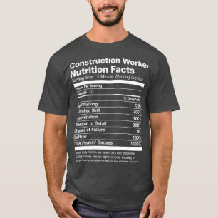 Camiseta O Trabalhador De Construção Do Mens Fala Engraç