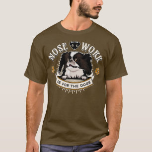 Camiseta O trabalho com mangueira japonesa é para os cães q