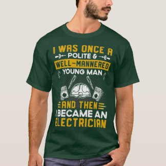 Camiseta O Trabalho Elétrico De Sobremesa Me Tornei Uma Ele