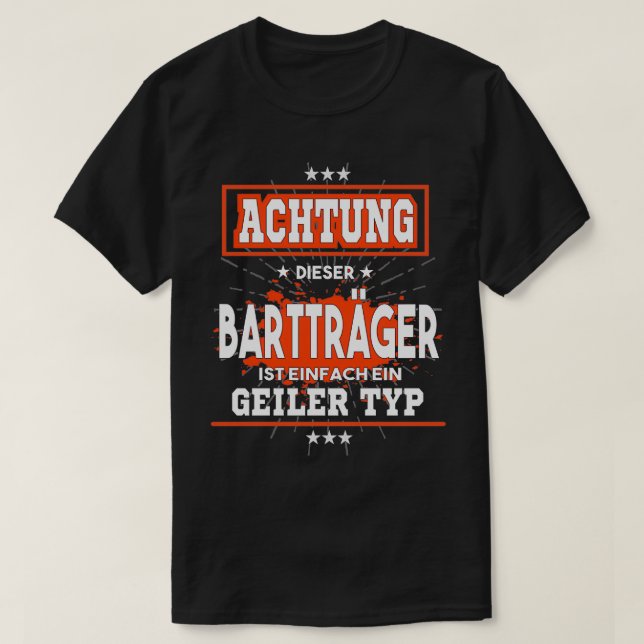 Camiseta O Transportador De Barba É Apenas Uma Cara Excelen (Frente do Design)