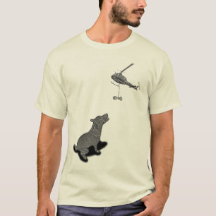 Camiseta O transporte aéreo completo do deleite do cão pelo