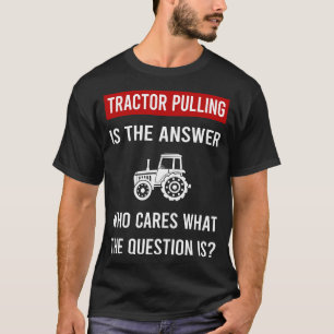 Camiseta O Trator de Resposta Puxando