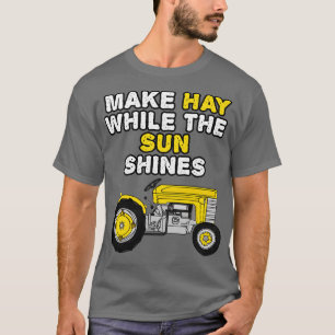Camiseta O Trator Faz A Folga Enquanto O Sol Brilha O Sumo