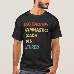 Camiseta O Treinador De Ginástica Retrospectiva Se Aposento