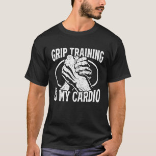 Camiseta O Treinamento De Segura É O Meu Cardio Forte Wrist