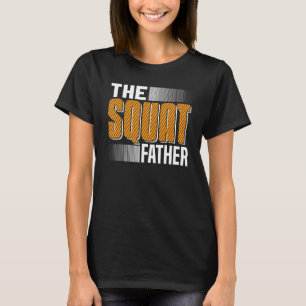 Camiseta O Treino do Pai Squat Levantamento de Peso