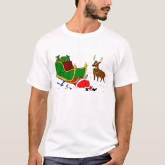 Camiseta o trenó do papai noel de h