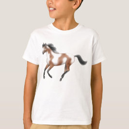 Camiseta O tri cavalo da pintura caçoa o t-shirt