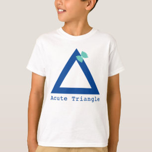 Camiseta O triângulo agudo caçoa o t-shirt