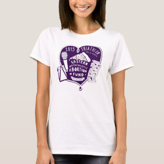 Camiseta O Triathlon T de 2015 mulheres - roxo