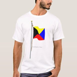 Camiseta O tribo Zulu exige uma bandeira de sinal náutico