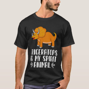 Camiseta O Triceratops é o Meu Animal Espírito