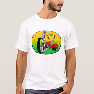 Camiseta o triciclo do trike foi proxeneta para fora