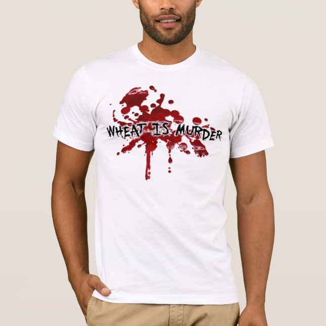 CAMISETA O TRIGO É ASSASSINATO (Frente)