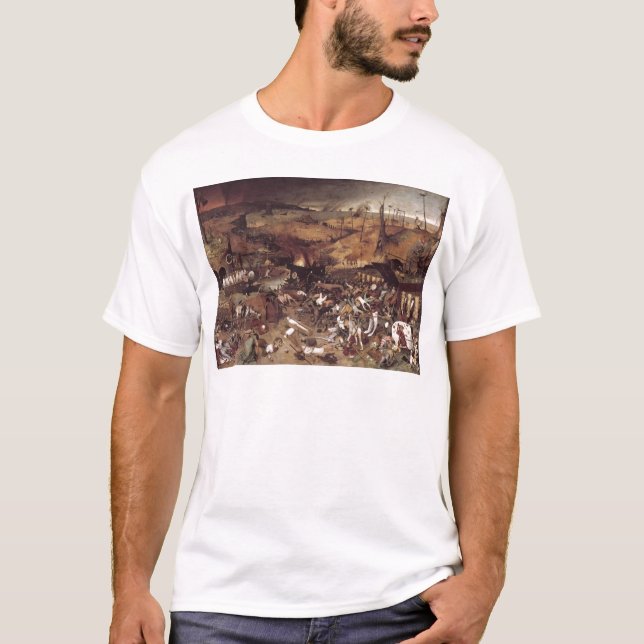 Camiseta O triunfo da morte de Peter Bruegel (Frente)