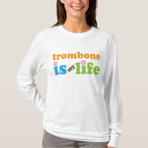 Camiseta O Trombone bonito é minha vida