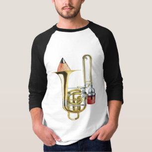 Camiseta O Trombone do baixo de Stubbie