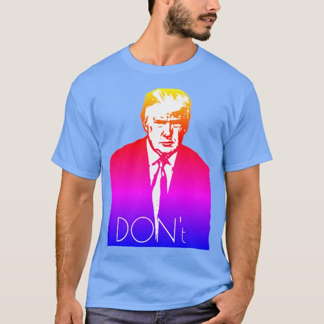 Camiseta O Trump "Não" T-Shirt (Frente)