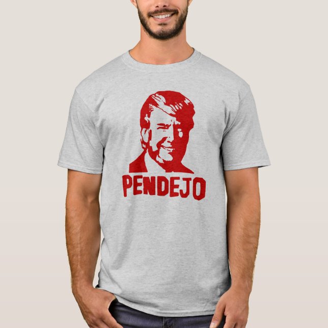 Camiseta O trunfo dos homens suga o t-shirt de "Pendejo" (Frente)