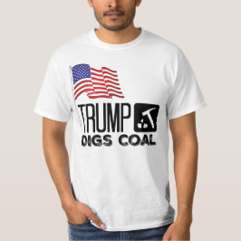 Camiseta O trunfo escava o carvão - trunfo 2020