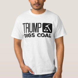 Camiseta O trunfo escava o carvão - trunfo 2020