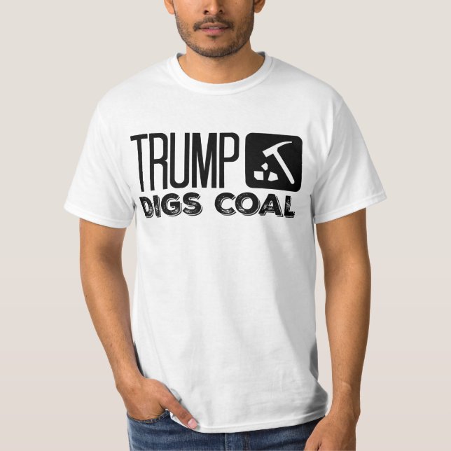 Camiseta O trunfo escava o carvão - trunfo 2020 (Frente)