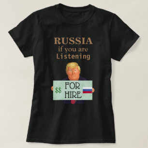 Camiseta O trunfo trabalhará para o t-shirt de Rússia
