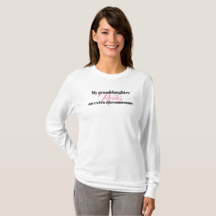 Camiseta O Tshirt das senhoras "minha neta balança um