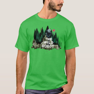 Camiseta O TShirt de robô selvagem