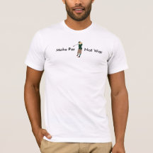 O Tshirt do golfe faz a paridade. Não guerra