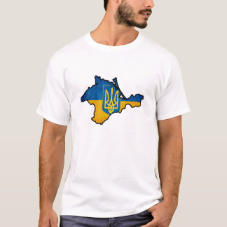 Camiseta O Tshirt dos homens de Crimeia do ucraniano