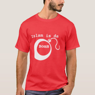 Camiseta O tshirt esplêndido do dawah com Islão do texto é