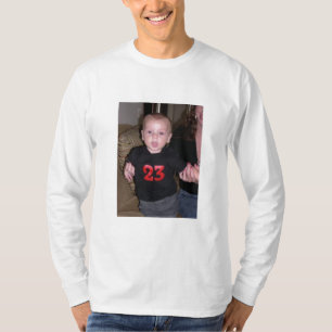 Camiseta O Tshirt Sleeved longo dos homens feitos sob