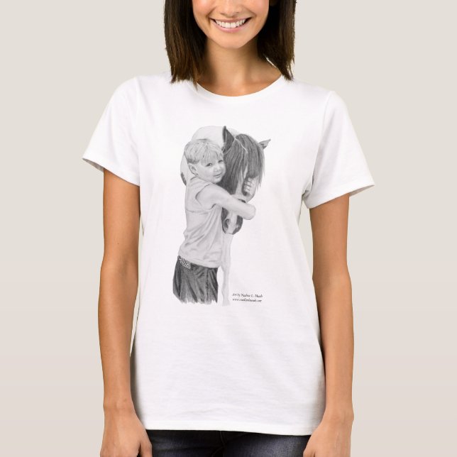 Camiseta O Tshirt, todos ama um pônei (Frente)