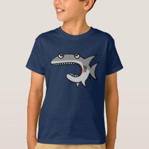Camiseta O tubarão dos desenhos animados caçoa o t-shirt