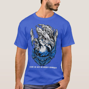 Camiseta O Tubarão Está Engraçado Onde Está O Meu Janto Mal