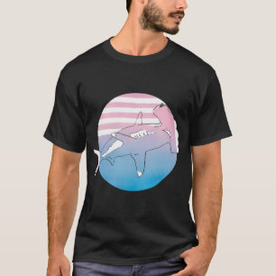 Camiseta O Tubarão-Martelo Sunset